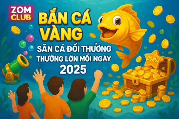 Bắn Cá Vàng – Săn Cá Đổi Thưởng Thưởng Lớn Mỗi Ngày 2025